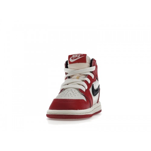 Кроссы Jordan 1 Retro High OG Chicago Lost and Found (TD) - детская сетка размеров