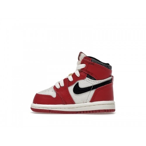 Кроссы Jordan 1 Retro High OG Chicago Lost and Found (TD) - детская сетка размеров