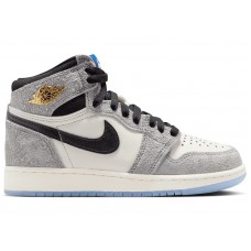 Подростковые Jordan 1 Retro High OG All-Star Cool Grey (GS)