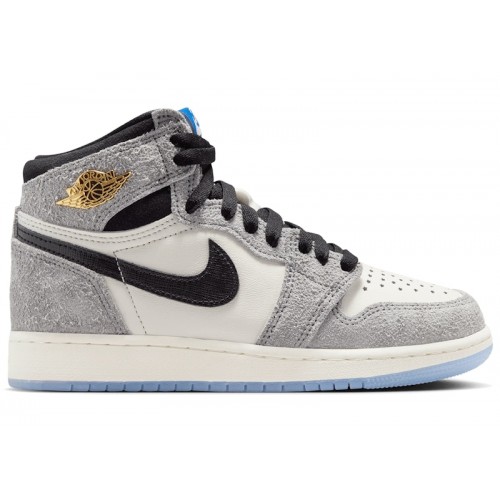 Jordan 1 Retro High OG All-Star Cool Grey (GS) - подростковая сетка размеров