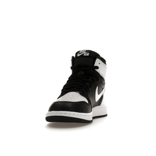 Кроссы Jordan 1 Retro High OG Black White (GS) - подростковая сетка размеров