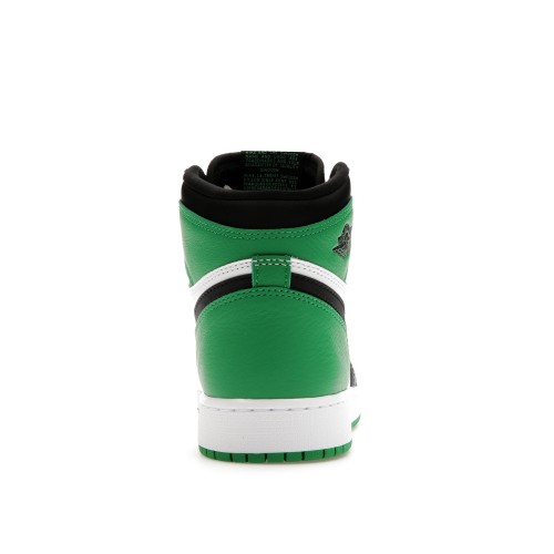Кроссы Jordan 1 Retro High OG Lucky Green (GS) - подростковая сетка размеров
