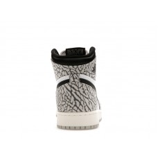 Подростковые Jordan 1 Retro High OG White Cement (GS)