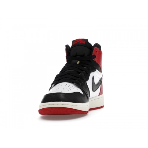 Кроссы Jordan 1 Retro High OG Black Toe Reimagined (GS) - подростковая сетка размеров