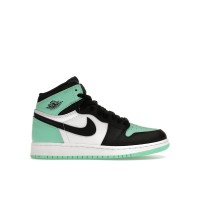Подростковые кроссовки Jordan 1 Retro High OG Green Glow (GS)