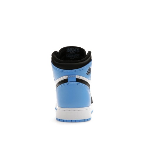 Кроссы Jordan 1 Retro High OG UNC Toe (GS) - подростковая сетка размеров