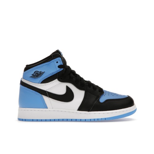 Кроссы Jordan 1 Retro High OG UNC Toe (GS) - подростковая сетка размеров