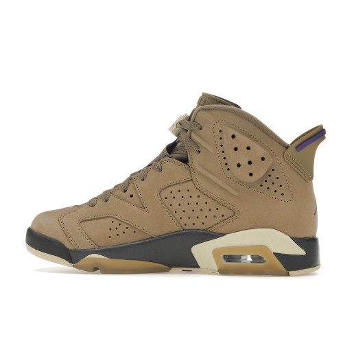 Кроссы Jordan 6 Retro Gore-Tex Brown Kelp (W) - женская сетка размеров