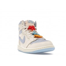 Женские Jordan 1 Retro High OG Pale Ivory Psychic Blue (W)
