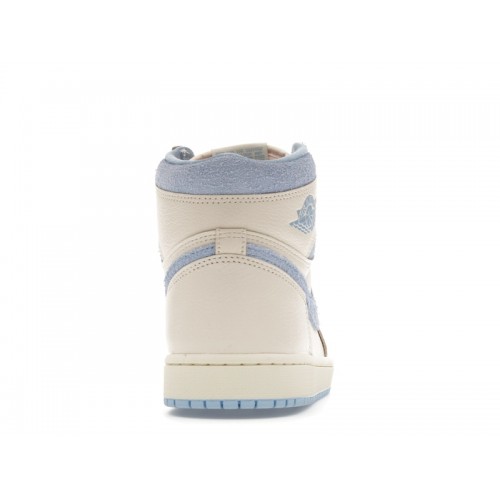 Wmns Air Jordan 1 High OG Pale Ivory Pyschic Blue - женская сетка размеров