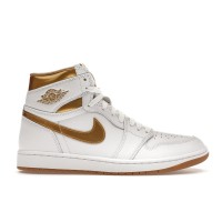 Женские кроссовки Jordan 1 Retro High OG Metallic Gold (W)