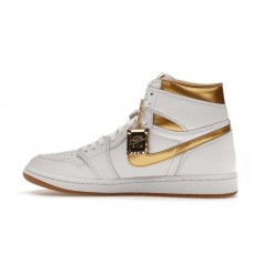 Женские Jordan 1 Retro High OG Metallic Gold (W)