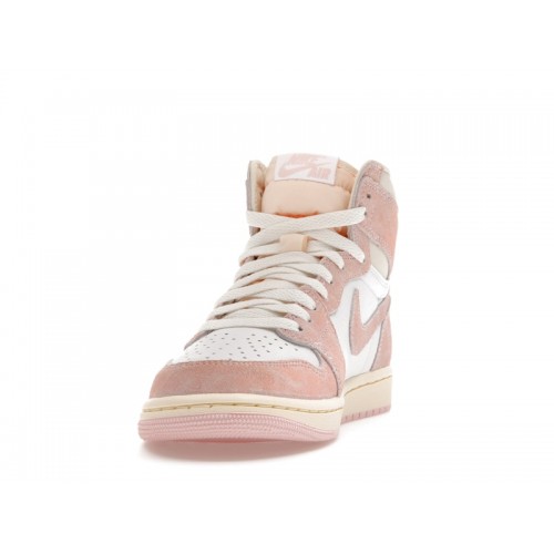 Кроссы Jordan 1 Retro High OG Washed Pink (W) - женская сетка размеров