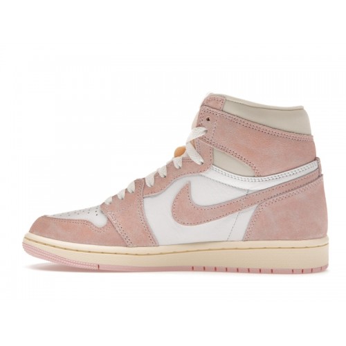 Кроссы Jordan 1 Retro High OG Washed Pink (W) - женская сетка размеров