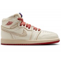 Детские кроссовки Jordan 1 Retro High OG Rare Air Sail Cinnabar (PS)