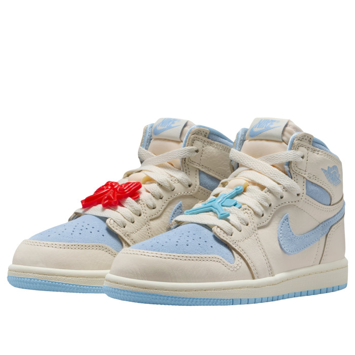 Air Jordan 1 Retro High OG PS Pale Ivory Psychic Blue - детская сетка размеров Air Jordan 1 Retro High OG PS Pale Ivory Psychic Blue - детская сетка размеров