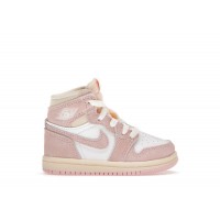 Малышам Jordan 1 Retro High OG Washed Pink (TD)