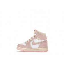 Малышам Jordan 1 Retro High OG Washed Pink (TD)