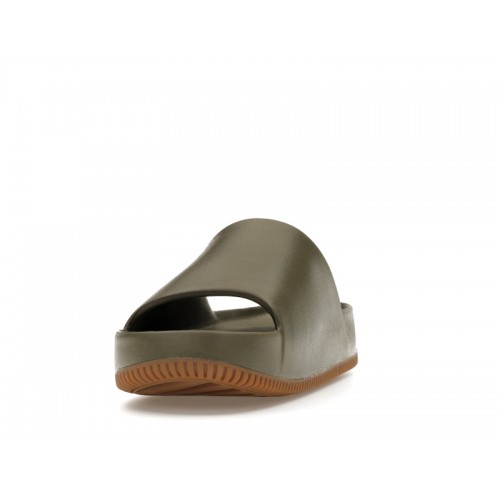 Nike Calm Slide Medium Olive Gum - мужская сетка размеров