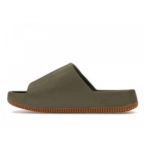 Nike Calm Slide Medium Olive Gum - мужская сетка размеров