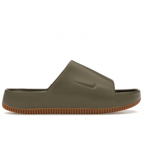 Nike Calm Slide Medium Olive Gum - мужская сетка размеров
