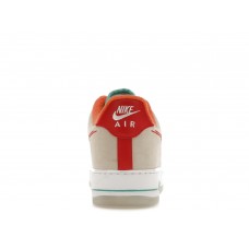 Кроссовки Nike Air Force 1 Low 07 PRM Just Do It White Red Teal