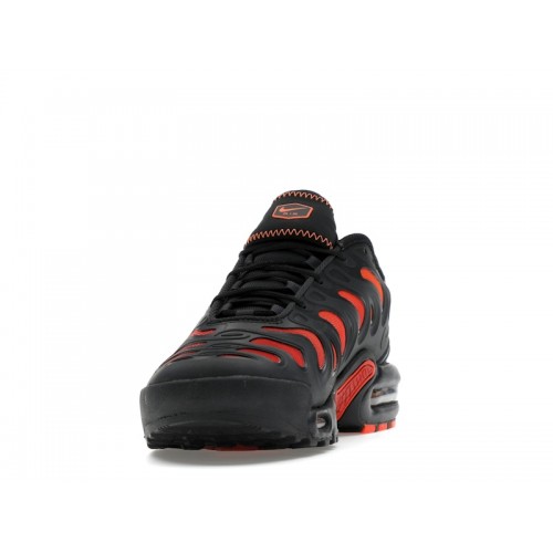 Кроссы Nike Air Max Plus Drift Black Dragon Red - мужская сетка размеров