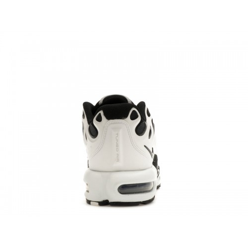 Кроссы Nike Air Max Plus Drift White Black Metallic Silver - мужская сетка размеров