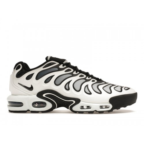 Кроссы Nike Air Max Plus Drift White Black Metallic Silver - мужская сетка размеров