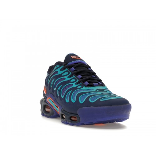 Кроссы Nike Air Max Plus Drift Midnight Navy Total Orange - мужская сетка размеров