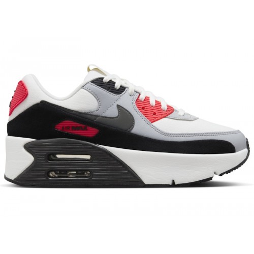 Кроссы Nike Air Max 90 LV8 Infrared (W) - женская сетка размеров