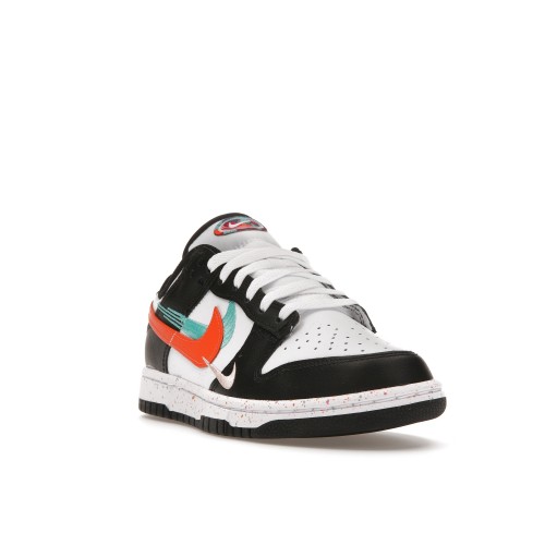 Кроссы Nike Dunk Low Multiple Swooshes White Washed Teal (W) - женская сетка размеров