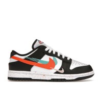 Женские кроссовки Nike Dunk Low Multiple Swooshes White Washed Teal (W)