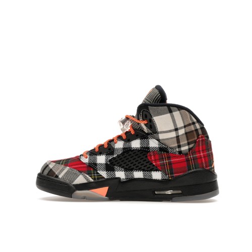 Кроссы Jordan 5 Retro Plaid (GS) - подростковая сетка размеров