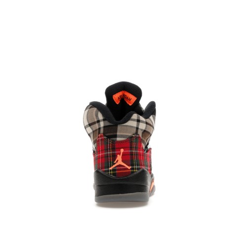 Кроссы Jordan 5 Retro Plaid (GS) - подростковая сетка размеров