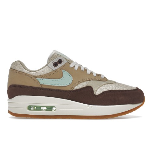 Кроссы Nike Air Max 1 Crepe Brown (2022) - мужская сетка размеров