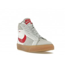 Кроссовки Nike SB Zoom Blazer Mid Premium Deconstructed White University Red Gum