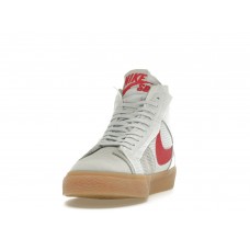 Кроссовки Nike SB Zoom Blazer Mid Premium Deconstructed White University Red Gum