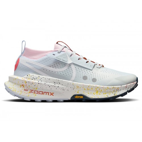 Кроссы Nike ZoomX Zegama Trail 2 Pure Platinum Football Grey Pink Foam White - мужская сетка размеров