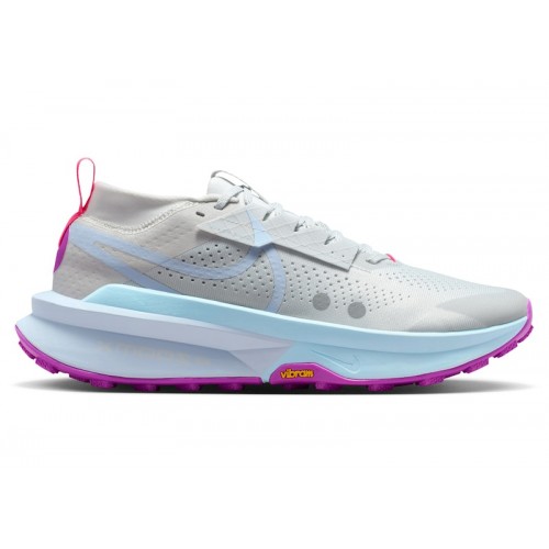 Nike ZoomX Zegama 2 Photon Dust Glacier Blue Hyper Pink - мужская сетка размеров
