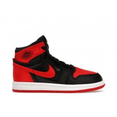 Детские кроссовки Jordan 1 Retro High OG Satin Bred (PS)