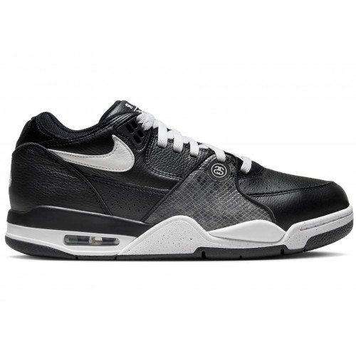 Кроссы Nike Air Flight 89 Low SP Stussy Black - мужская сетка размеров