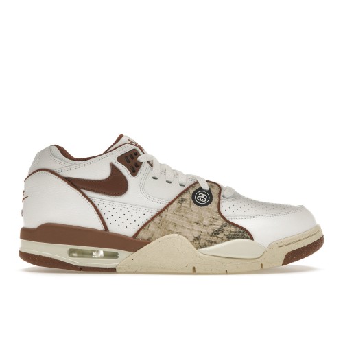 Кроссы Nike Air Flight 89 Low SP Stussy Pecan - мужская сетка размеров