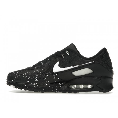 Кроссы Nike Air Max 90 Slawn Black - мужская сетка размеров