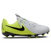 Подростковые Nike Phantom GX 2 Academy MG Metallic Silver Volt Black (GS)