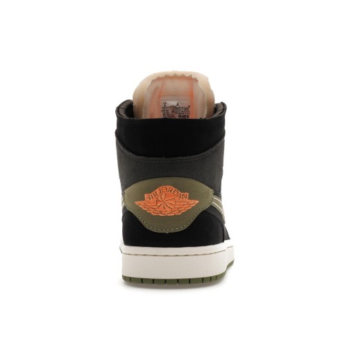 Кроссы Jordan 1 Mid SE Craft Anthracite Light Olive - мужская сетка размеров