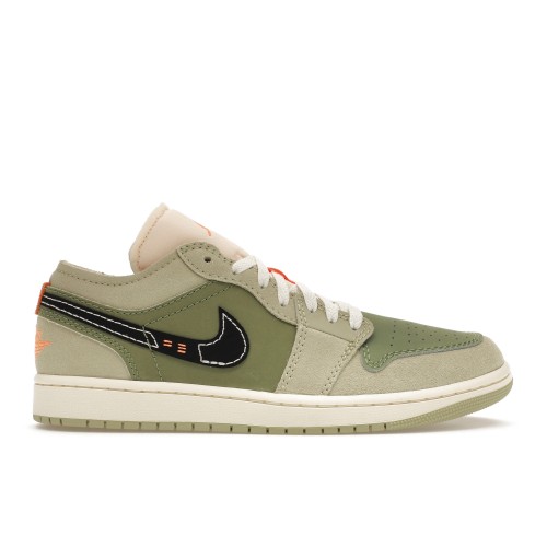 Кроссы Jordan 1 Low SE Craft Light Olive - мужская сетка размеров