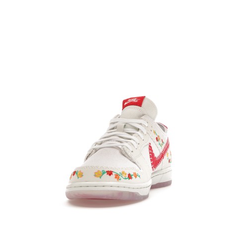 Кроссы Nike SB Dunk Low Decon N7 Opti Yellow University Red - мужская сетка размеров