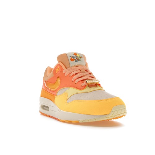 Кроссы Nike Air Max 1 Puerto Rico Orange Frost - мужская сетка размеров