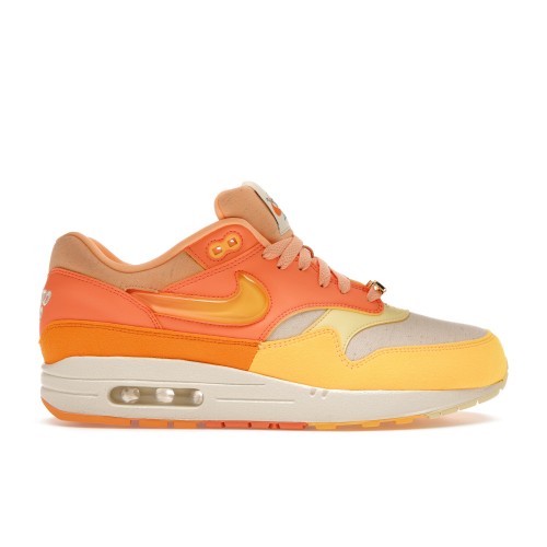 Кроссы Nike Air Max 1 Puerto Rico Orange Frost - мужская сетка размеров